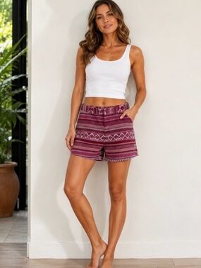 Boho-inspired shorts
